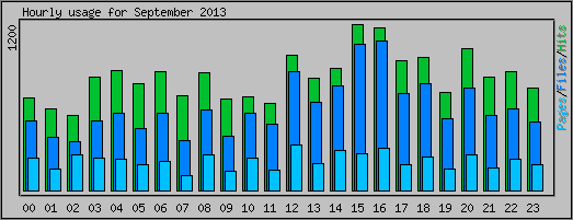 Hourly usage