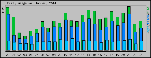 Hourly usage