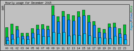 Hourly usage